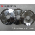 Tungsten Carbide Cutters with Teeth